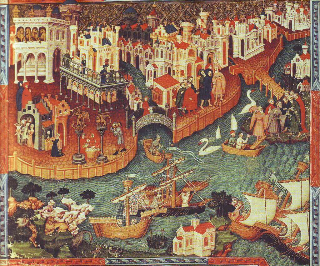 Velence XV. századi látképe
